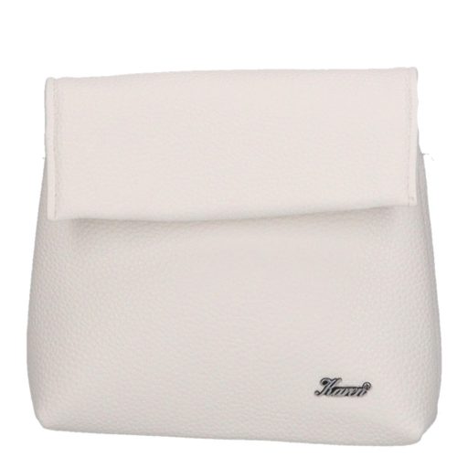 Karen D 383 fehér rostbőr táska