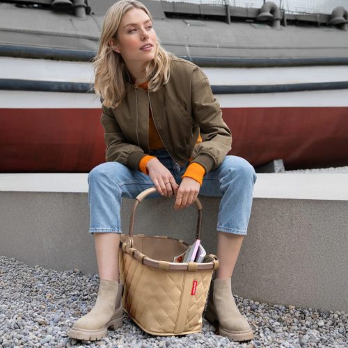 Reisenthel Carrybag BK6046 frame rhombus ginger bevásárló kosár