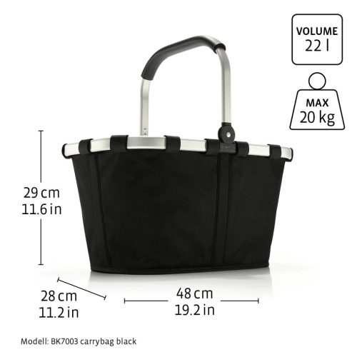 Reisenthel Carrybag BK6046 frame rhombus ginger bevásárló kosár