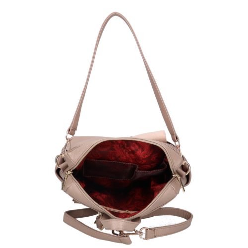 Chiara rostbőr táska E 6007 púder virág