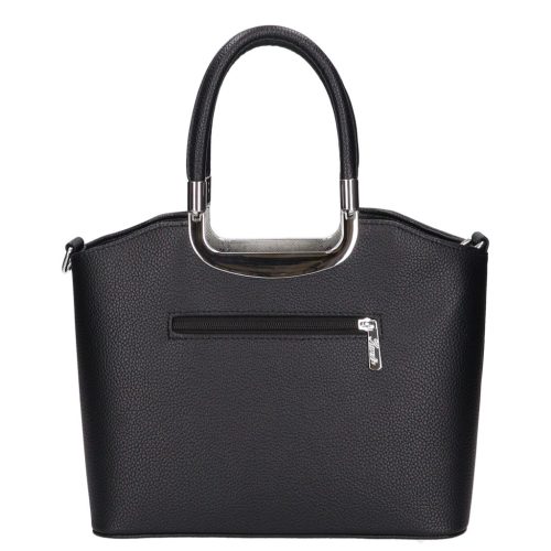 Karen rostbőr táska 9251 L bis fekete ezüst