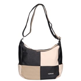 Hernan Bag HB1850 fekete bézs női válltáska