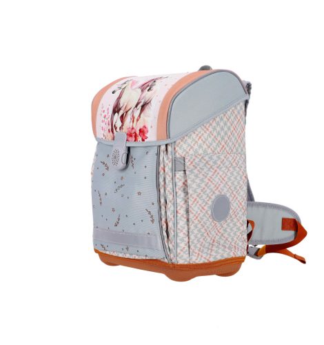 ABC123 lovas lány iskolatáska szett elsősöknek 4 részes