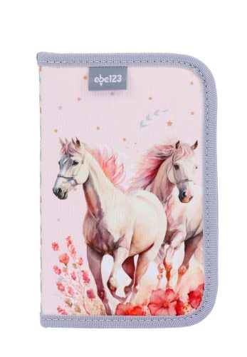 ABC123 lovas lány iskolatáska szett elsősöknek 4 részes