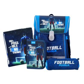 ABC123 focis fiú iskolatáska szett elsősöknek 4 részes