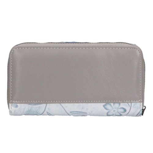 Cavaldi fehér kék bőr női pénztárca PN34