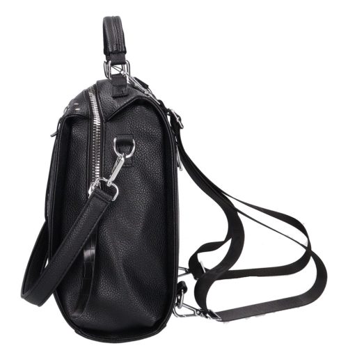 Karen rostbőr hátizsák D 408 L fekete ezüst