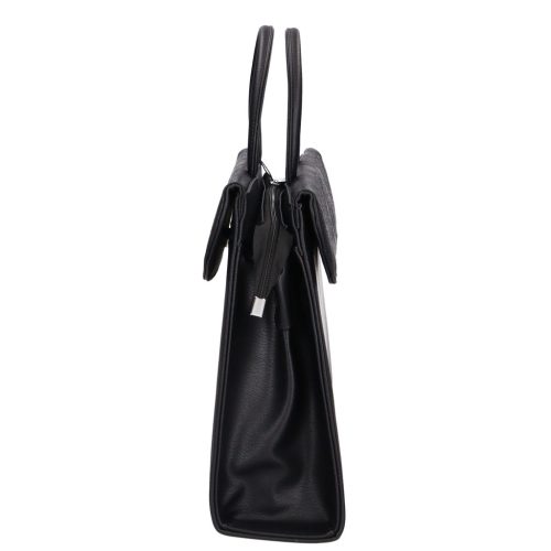 Karen rostbőr táska 284 fekete virág matt