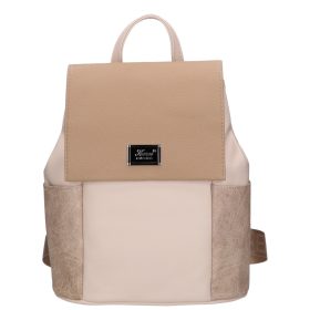 Karen rostbőr táska bézs oldalt virágos