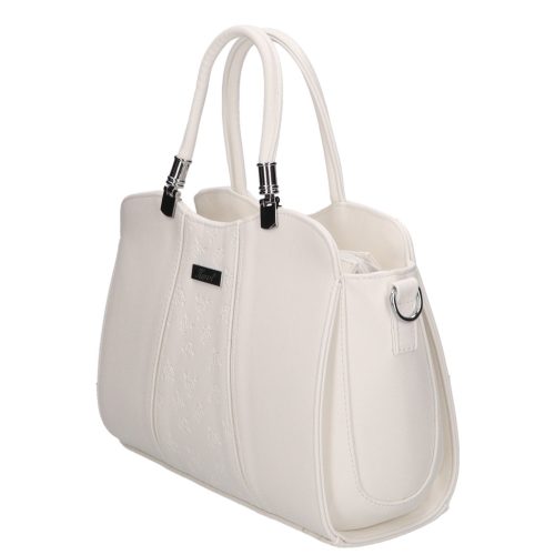 Karen rostbőr táska D 341 fehér rózsa