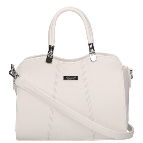 Karen rostbőr táska D 341 fehér rózsa