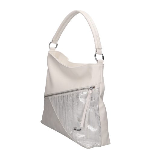 Karen rostbőr táska 1514 fehér ezüst táska