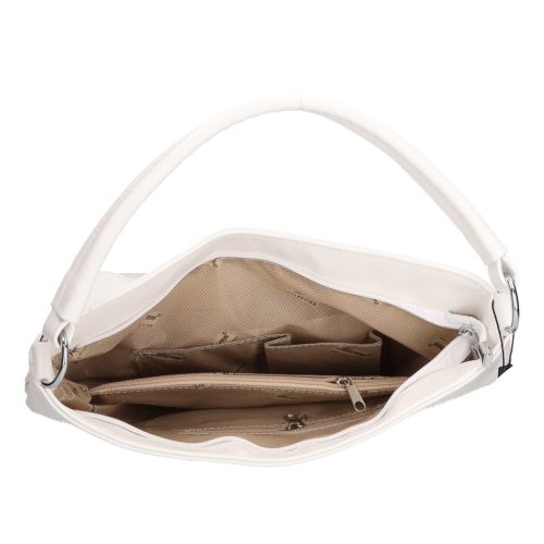 Karen rostbőr táska 1514 fehér ezüst táska