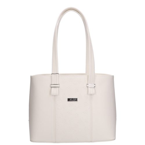 Karen rostbőr táska 1432-2 fehér rózsa