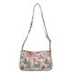 David Jones CM7589 színes virágos cipzáras crossbody táska