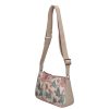 David Jones CM7589 színes virágos cipzáras crossbody táska