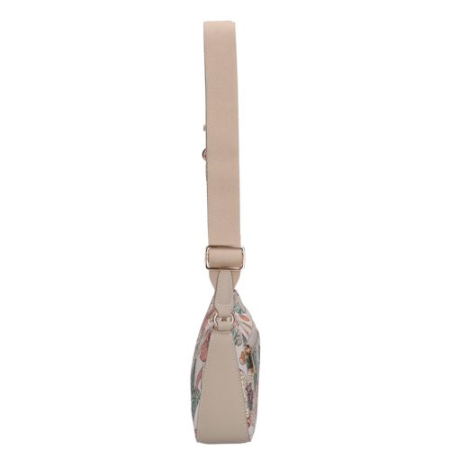 David Jones CM7589 színes virágos cipzáras crossbody táska