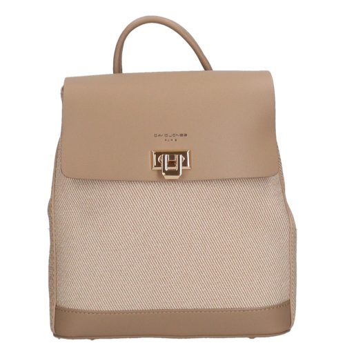 David Jones CM7504 bézs elegáns városi hátizsák