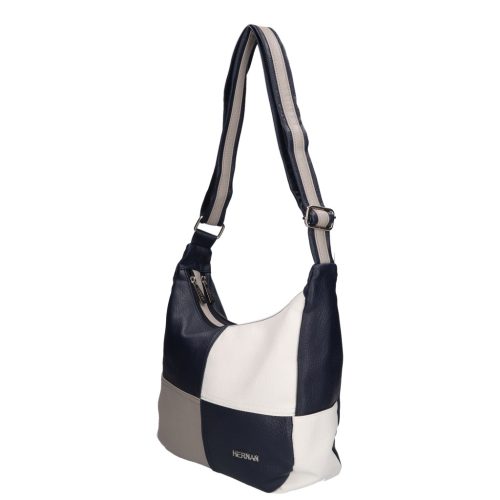 Hernan Bag HB1850 kék fehér női válltáska