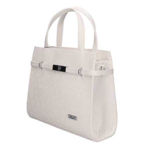 Karen rostbőr táska 9429 bis fehér rózsa