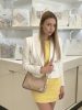 Chiara rostbőr táska M 8022 púder