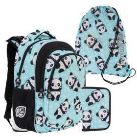Budmil panda macis iskolatáska szett 3 részes