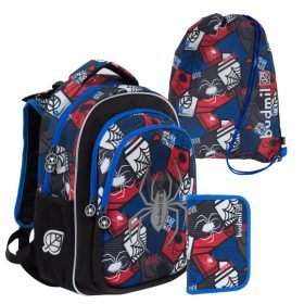 Budmil pókemberes iskolatáska szett 3 részes 