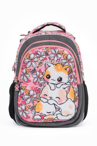 Budmil cicás iskolatáska szett 3 részes