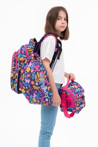 Budmil pillangós iskolatáska szett 3 részes 
