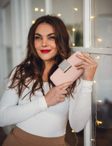 Vuch Florianna Dotty pink nagy cipzáras pénztárca