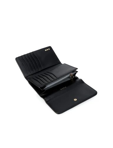 Vuch Claire Creme fehér pöttyös pénztárca patentos füllel