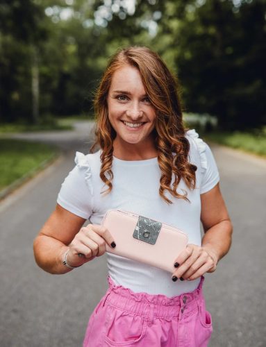 Vuch Fili Design szürke nagy patentos pénztárca