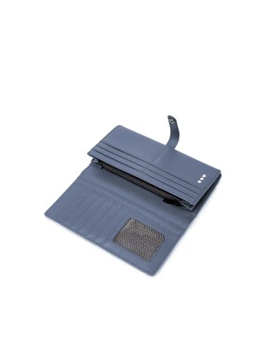 Vuch Cissy Light Blue nagy pöttyös patentos pénztárca