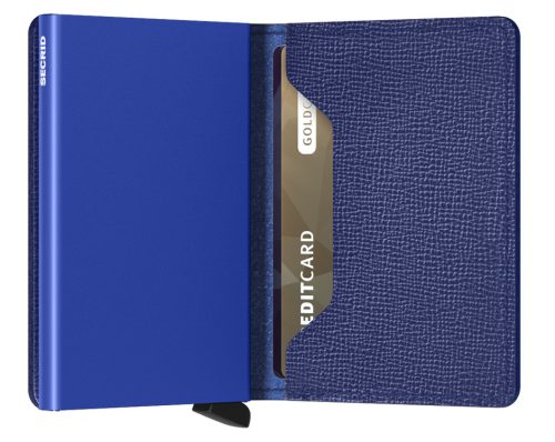 Secrid Slimwallet Crisple Cobalt automata kártyatartó 