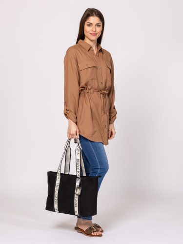 Heavy Tools ERDITA fekete női nagy méretű válltáska