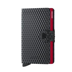 Secrid Miniwallet cubic black-red kártyatartó