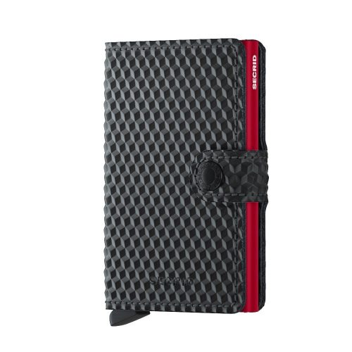 Secrid Miniwallet cubic black-red kártyatartó