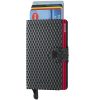 Secrid Miniwallet cubic black-red kártyatartó