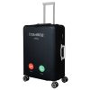 Travelite közepes méretű bőröndhuzat M fekete telefonhívás 316-05