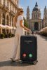 Travelite nagy méretű bőröndhuzat L fekete telefonhívás 317-05