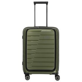 Travelite Air Base S laptoptartós kabinbőrönd olive