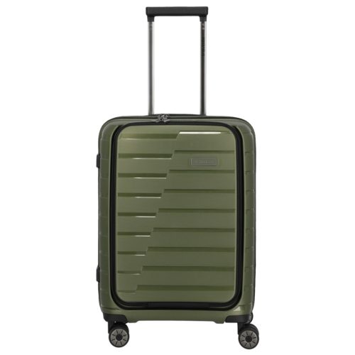 Travelite Air Base S laptoptartós kabinbőrönd olive