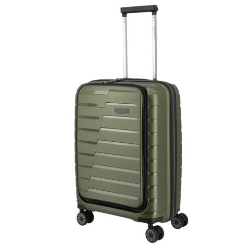 Travelite Air Base S laptoptartós kabinbőrönd olive