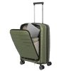 Travelite Air Base S laptoptartós kabinbőrönd olive