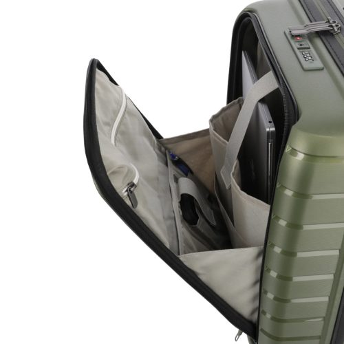 Travelite Air Base S laptoptartós kabinbőrönd olive