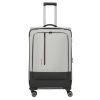 Travelite Crosslite L bővíthető nagy méretű bőrönd natur