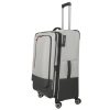 Travelite Crosslite L bővíthető nagy méretű bőrönd natur