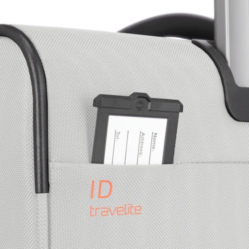 Travelite Crosslite L bővíthető nagy méretű bőrönd natur