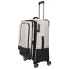 Travelite Crosslite M bővíthető közepes bőrönd natur
