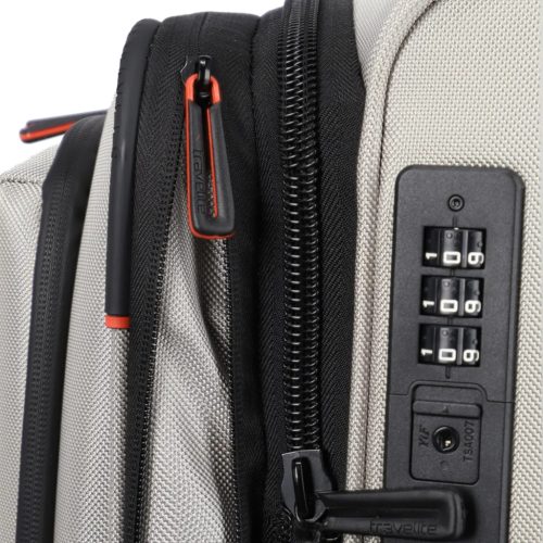 Travelite Crosslite M bővíthető közepes bőrönd natur